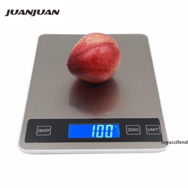 

10kg 1g digital kitchen big touch screen scale food diet kitchen cooking 10000g x 1g weight balance electronic scales 40% off t200326