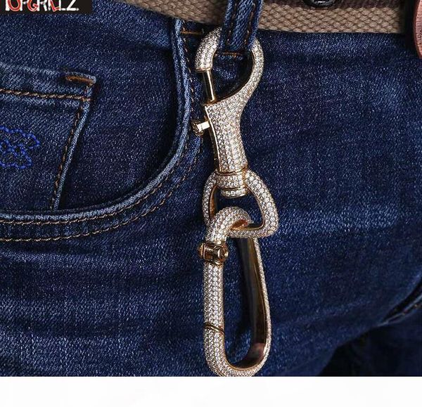 

k zircon keys for men and women waist hanging keys ,chain rings ,car knapsack hanging rings, Silver