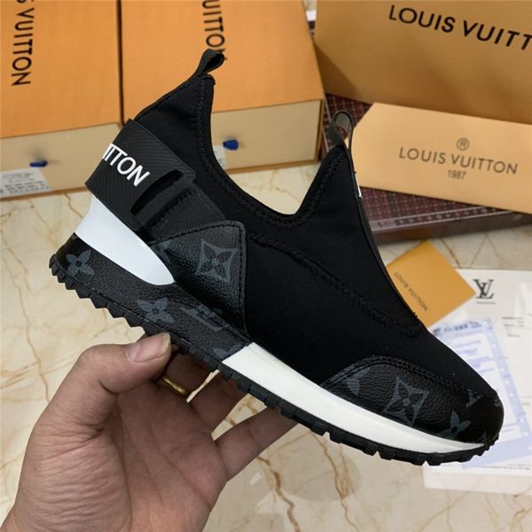 

2020 new qr luxury designer run away sneakers men and women casual shoes leather breathable sneakers
