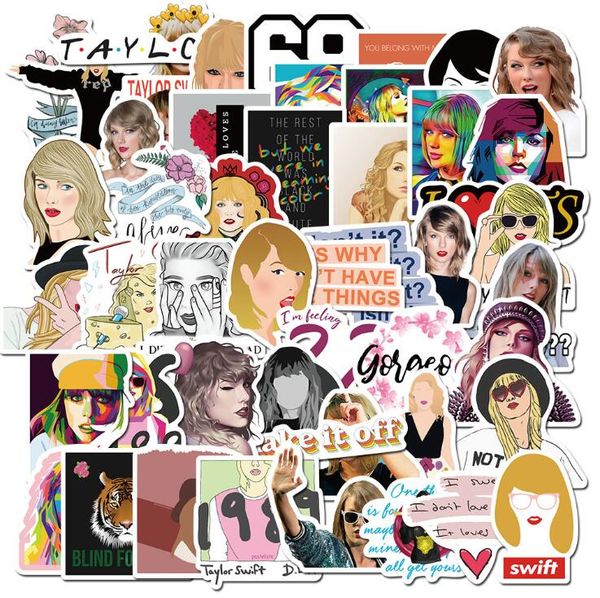 

low price promotions ins-style pop rapper sticker car suitcase stickers super waterproof graffiti guitar scooter sticker 8 style