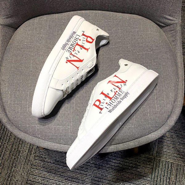 

2020u luxury custom leather printed lettering low casual men's shoes, party shoes outdoor sports shoes, size: 38-451, Black