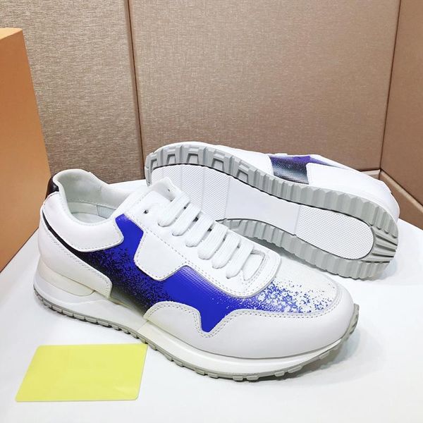 

fashion classic run away sneaker mens shoes new arrival zapatos de hombre breathable shoes low lace -up men shoes with origin box, Black