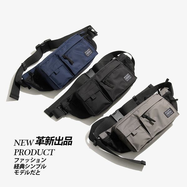 

male shoulder bags crossbody bags multi pockets messenger bag waterproof chest 2020 new arrival japanese and korean brand