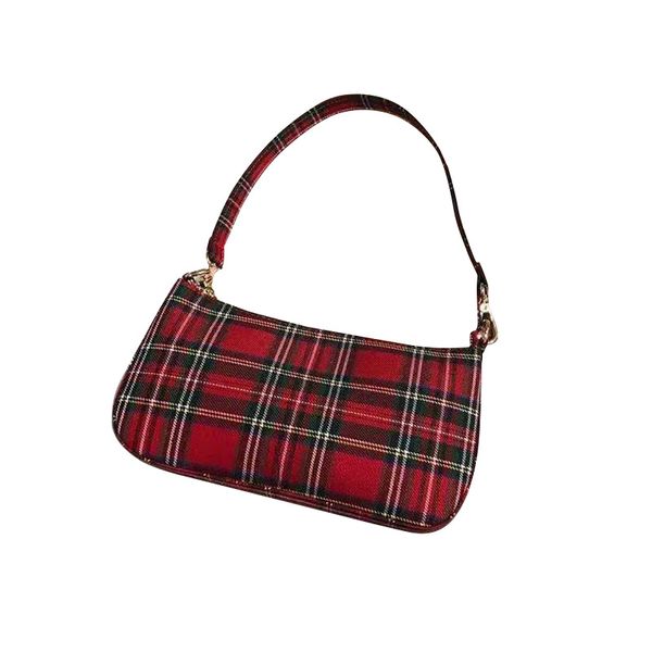 

сумки сумки для женщин luxury small shoulder bag женский багет plaid pattern street casual zipper сумки болса mujer 2020