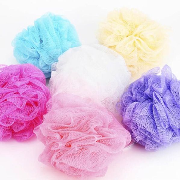 Loofah Bath Ball Mesh Sponge Milk Shower Accessori Nylon Mesh Brush Shower Ball 5g Soft Body Cleaning Mesh Brush 100pcs epacket