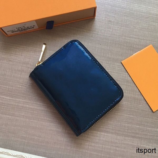 

luxury designer brand women wallets flowers patent leather letters wristlet women purse designer wallet card holder designer bags