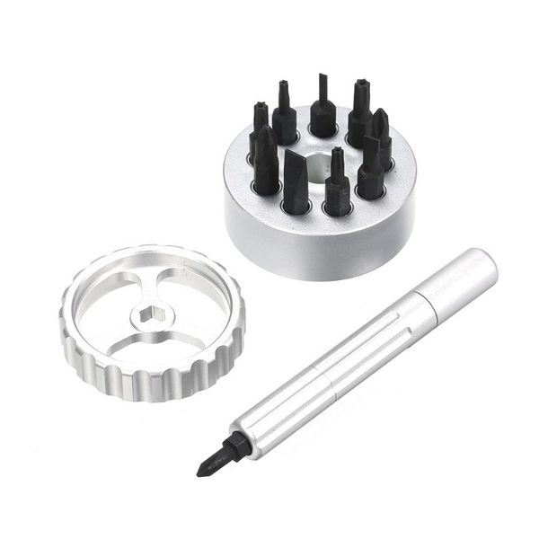

gray/black multi-function screwdriver mini smart practical precision screwdriver repair tool spinner drive