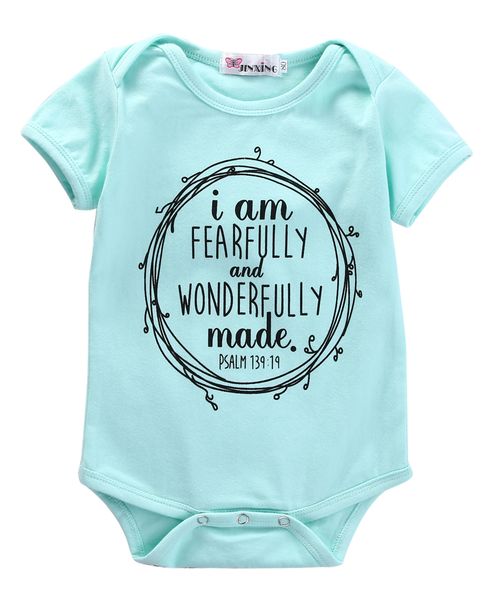 

cotton newborn infant baby boy girls bodysuit clothes, Blue
