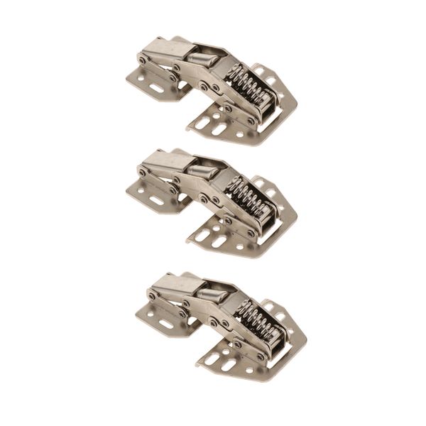 

3xspring loaded hinge support overhead cabinet door stainless steel hinge
