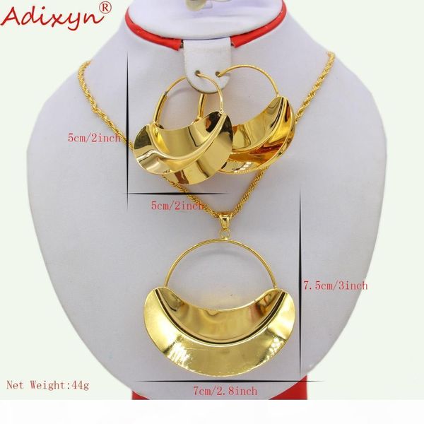

r adixyn png hyperbole bag necklace earrings pendant jewelry set for women gold color copper african ethiopian party gifts n11012, Silver