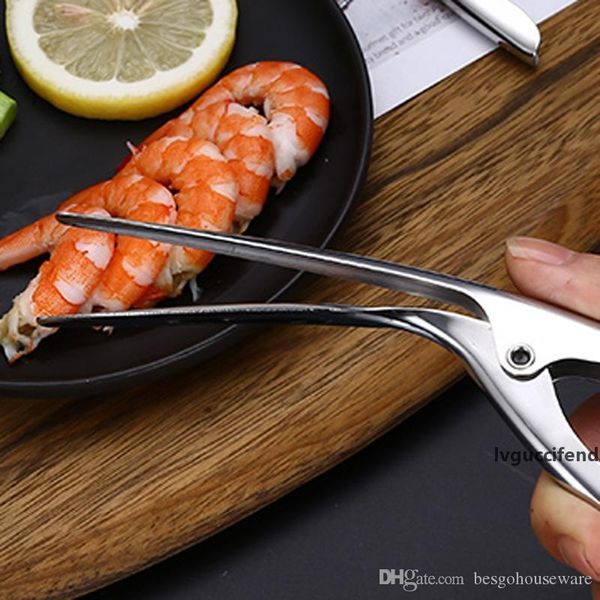 

lobster scissors 3 steps quick peeler shrimp scissors creative prawn shell seafood tools restaurant house kitchen lobster scissors bc bh0523