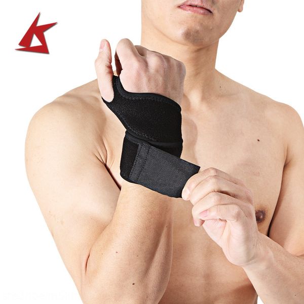 

straight sports protection strap protection palm wrist strap okcloth wrist protector sports palm protector, Black;red