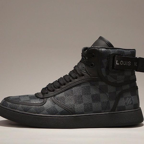 

2020 new listing mens breathable sports shoes luxury mens high casual sports shoes fashion casual shoes size 38-44 00079, Black