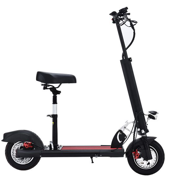 

china factory 500w 10inch folding electric scooter adults, Silver;blue