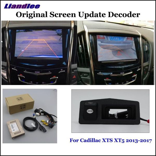 

car rear view rearview backup camera for xts xt5 2013-2020 reverse reversing parking camera full hd ccd decoder