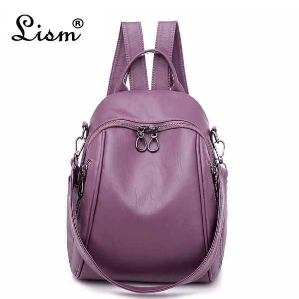 

высокое качество рюкзак пурпурных женщины школьного рюкзак стиль колледжа плече сумка женщина случайного mochila