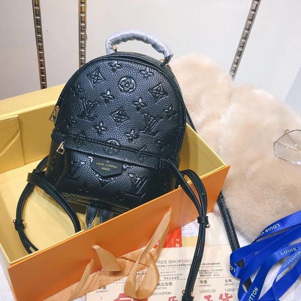 

drop ship womens bag new 2020 luxury designer backpacks women leather vintage style shoulder bags lady travel rucksack fast delivery
