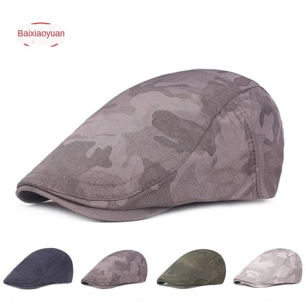 

quick-drying sun sun hat toque visor men's camouflage thin sunshade cap artistic youth forward cap female hat, Blue;gray