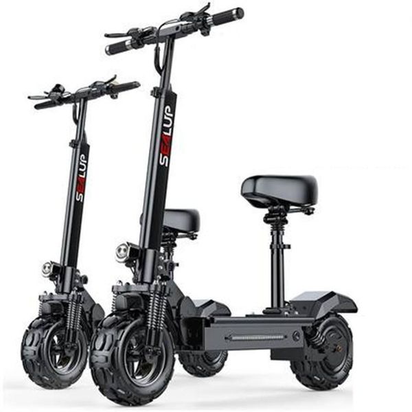 

11 inch electric off road skateboard two wheels electric scooters with seat 500w 48v 150km foldable electric scooters adults