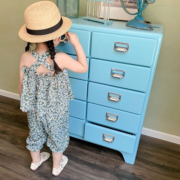 

cbybo tea taro girl cool 2020 summer new children's suits for boys and girls and girls sling children's suit western style sling t