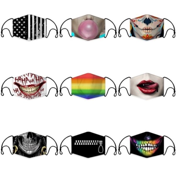 

in stock anti dust face mouth er pm2.5 mask dustproof anti-l washable reusable ice silk cotton masks tools 500pcs#714