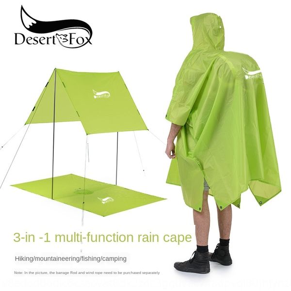 

3-in -1 multi-function outdoor backpack ultra-light raincoat poncho to do mat arbor rain cover hiking backpack cover
