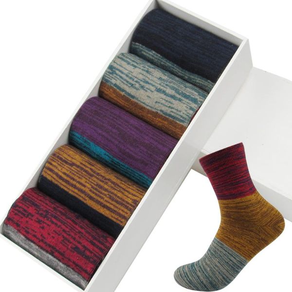 

2020 new fashion japanese harajuku socks men's colorful interesting happy cotton casual dress socks for man meias size 39-44, Black