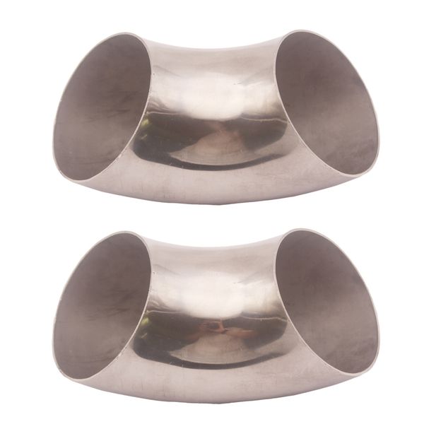 

3\" 76mm exhaust radius 0.84d mandrel bend 90 degree 304 stainless steel