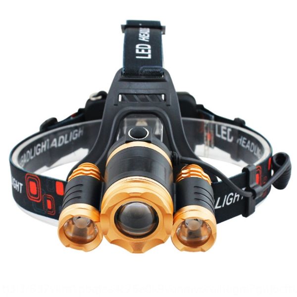 

t6 outdoor head searchlight 3 lamp t6 light lights aircraft night fishing lights