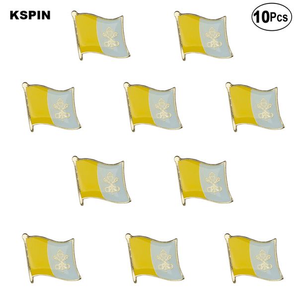 

vatican flag lapel pin flag badge brooch pins badges, Gray