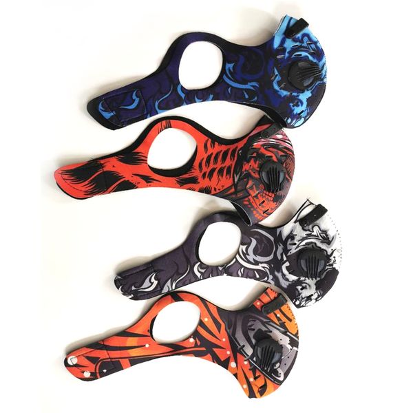 

new cycling face masks outdoor windproof dust proof masks replaceable activated carbon filter face mask dhl free