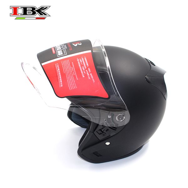 

ibk 3/4 motorcycle matte helmet electric bicycle scooter casco men/women casque open-face safety helmet ibk-703