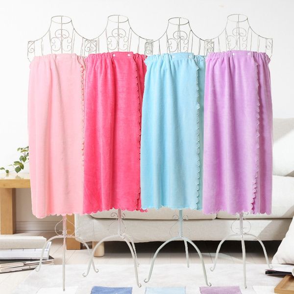 

new women's skirt towel wearable variable bra bath skirt microfiber brushed bath towel