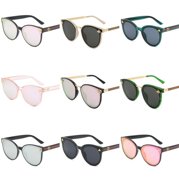 

5pcs new arrial black metal frame plastic polarizing 62mm sunglasses women men retro vintage sports sun glasses with#256, White;black