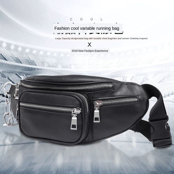 

new chain running 2020 running pu men's and women's shoulder bag shoulder messenger bag fashion