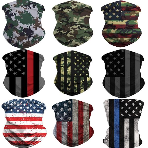 

outdoor face mask caps hip hop bandanas magic scarves head scarf tube neck headscarves sport headband 40 colors #216#899, Blue;black