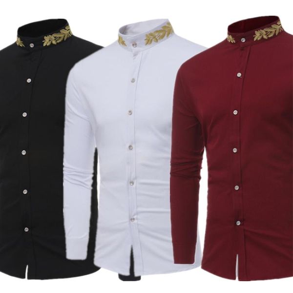 

ethnic clothing 2021 african clothes man shirt dashiki africa dresses for men rich bazin embroidery long print traditional, Red