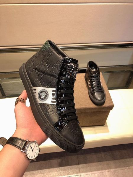 

2020 autumn new leather men's high-lace-up casual shoes, high-quality fashion wild sports shoes, original box delivery, size: 38-45