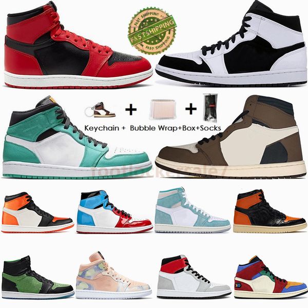 

ретро! jumpman 1 высокий средний низкий 1с баскетбол обувь бесстрашный радужный чикаго южный пляж турбо зеленые мужские тренеры женщины сп