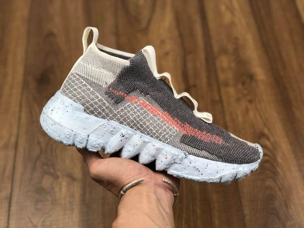

2020new space hippie 02 vast grey hyper crimson trash transformed grey orange mens running shoes men womens sport sneakers sports trainers 3, Black