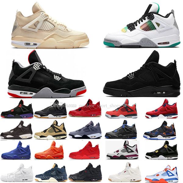 

new sail 4 4s black cat white cement what the cool grey mens basketball shoes cactus jack tattoo rasta men women sports sneakers