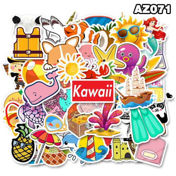 50 pz/lotto Commercio All'ingrosso Carino Fresco VSCO Ragazze Kawaii Adesivi Impermeabile No-duplicato Adesivo Per Bambini Giocattoli Laptop Bagagli Notebook Auto decalcomanie