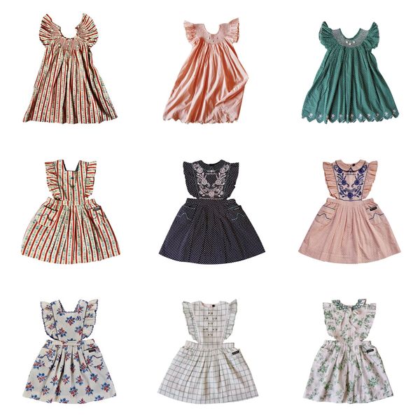 

девочки платья bd brand summer новых девушки платье цветы печать платье вскользь девушка летучих рукава платье младенец детская одежда vesti, Red;yellow