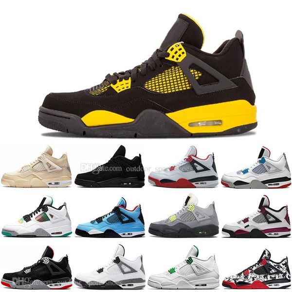

2020 парус 4 4s black cat white cement что татуировка бреда mens basketball обувь cactus jack hyper royal мужчины женщина спортивные кроссов