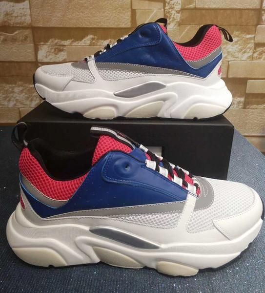 

последние кроссовки дизайнер b22 старинные мужские кроссовки женские кожаные xshfbcl платформа кроссовки top quality canvas и телячьей трене, Black