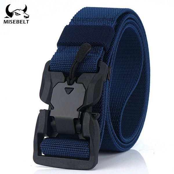 

2020 new technology magnetic tactical belt high strength elastic fiber non-porous belt outdoor fishing sport accessories, Black;gray