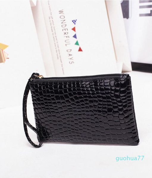 

designer-fashion women clutch bag large capacity coin purse mobile phone bag, Red;black