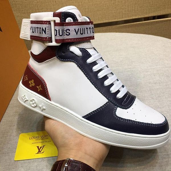 

men shoes fashion leather casual luxury footwears breathable design scarpe da uomo mens shoes sneakers fashion type with box fast delivery