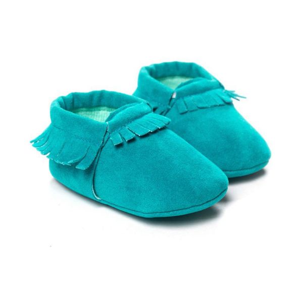 

first walkers baby girl pu suede leather shoes born moccasins soft soled non-slip crib walker boots