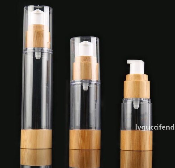 

15ml,30ml, 50ml bamboo vacuum bottle emulsion bottle